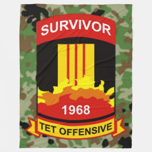 MANTA POLAR SUPERVIVIENTE DE TET OFENSIVE 1968 (Anverso)