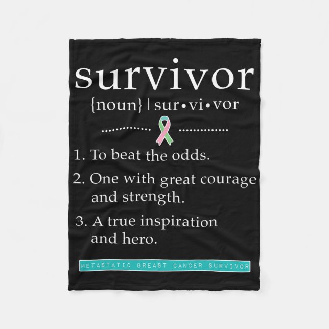 Manta Polar Superviviente metastásica del cáncer de mama (Anverso)