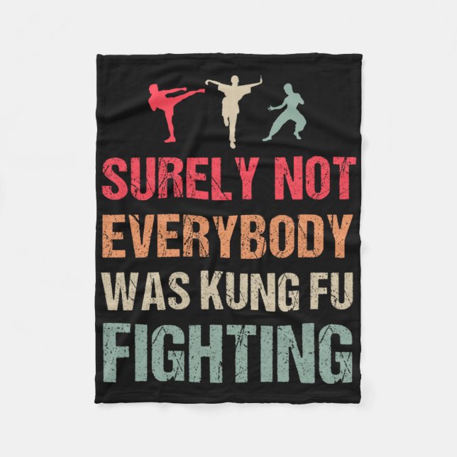 Manta Polar Surely Not Everybody Was Kung Fu Fighting - Funny  (Anverso)
