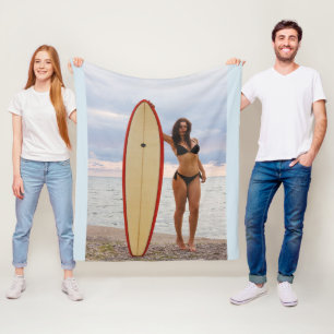 MANTA POLAR SURFER BIKINI CHICA BLANKET