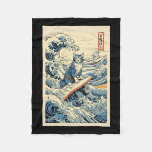 Manta Polar Surfing Cat Hokusai Great Wave Off Kanagawa Japane