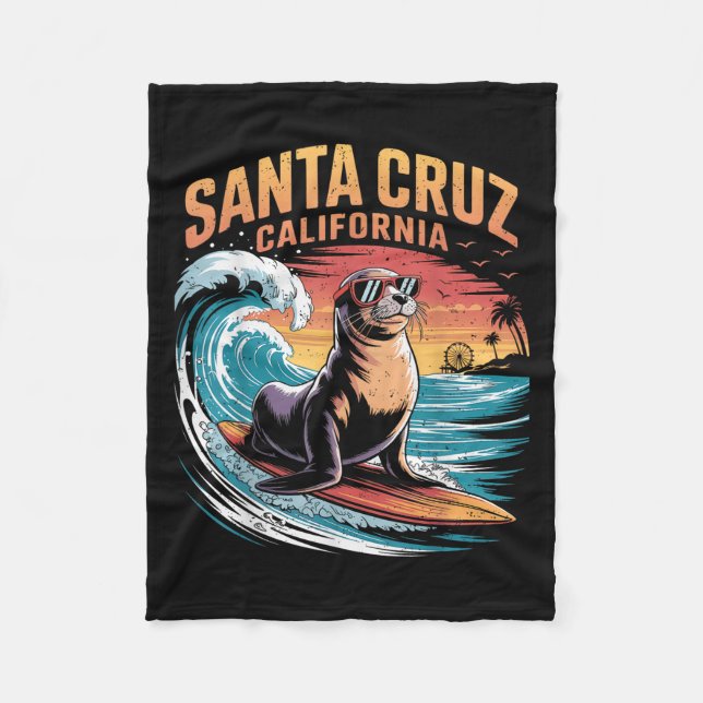 Manta Polar Surfing Surfing 70 Santa Cruz California Retro de  (Anverso)
