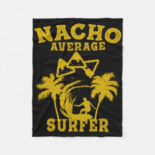 Manta Polar Surfista Divertido Surfear Nacho Surfista Promedio