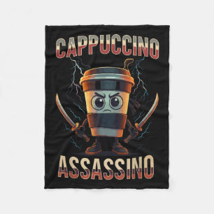 Manta Polar Surreal italiano Brainrot Cappucccino Ino Funny Me