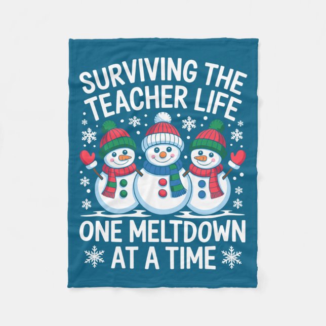 Manta Polar Surviving The Teacher Life One Meltdown At A Time  (Anverso)