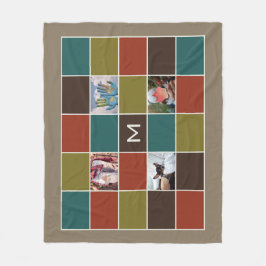 Manta Polar SUS FOTOS Y MANTEQUILLA DE personalizado DE MONOGR