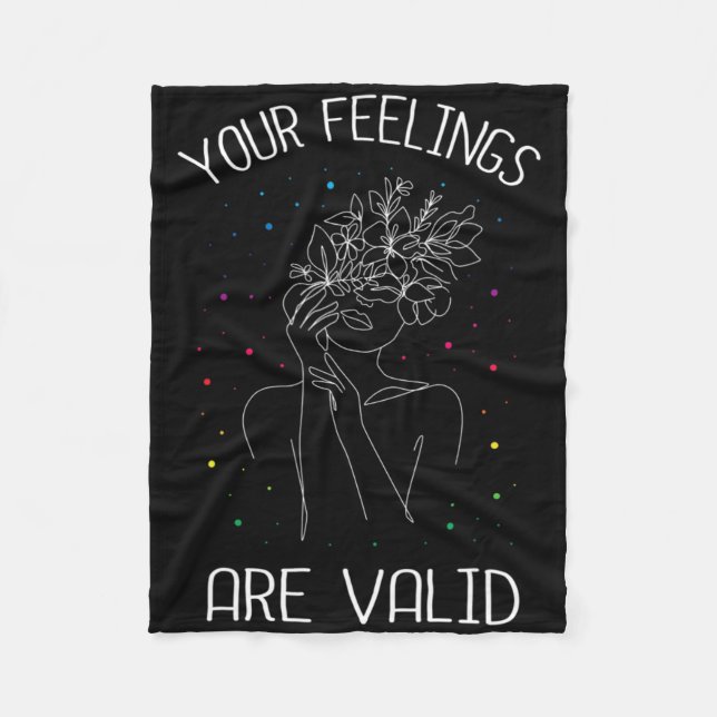 Manta Polar Sus Sentimientos Son Válidos En Salud Mental (Anverso)