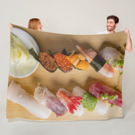 Manta Polar Sushi Symphony – Cozy Fleece Blanket