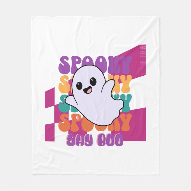 Manta Polar Susto Boo (Anverso)