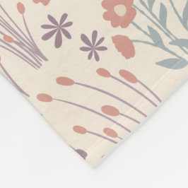 Manta Polar Susurros de flores silvestres de primavera