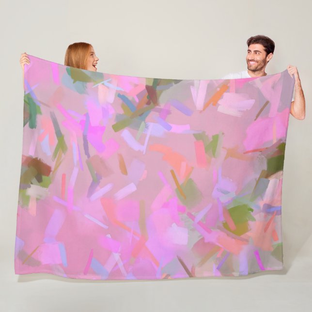 Manta Polar Susurros En Rosa (In situ)