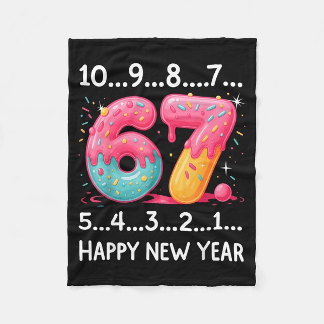 Manta Polar Sweet 67 New Year Countdown 2026 Funny Happy New Y (Anverso)