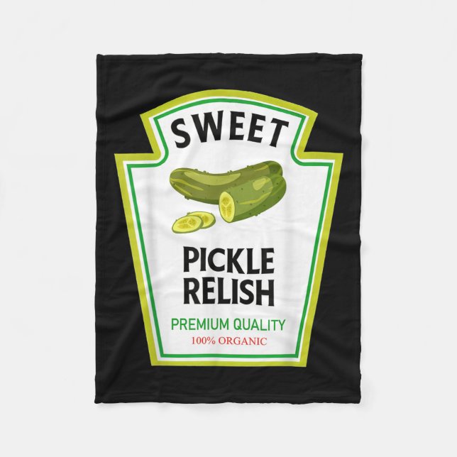 Manta Polar Sweet Ckle Relish Funny Condiment Costume Party Ma (Anverso)