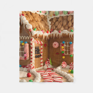 Manta Polar Sweet Dreams Gingerbread House