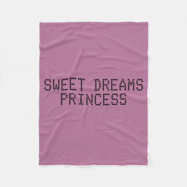 Manta Polar Sweet Dreams Princess (Anverso)