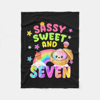 Manta Polar Sweet sassy and seven 7th bday rainbow dumpling