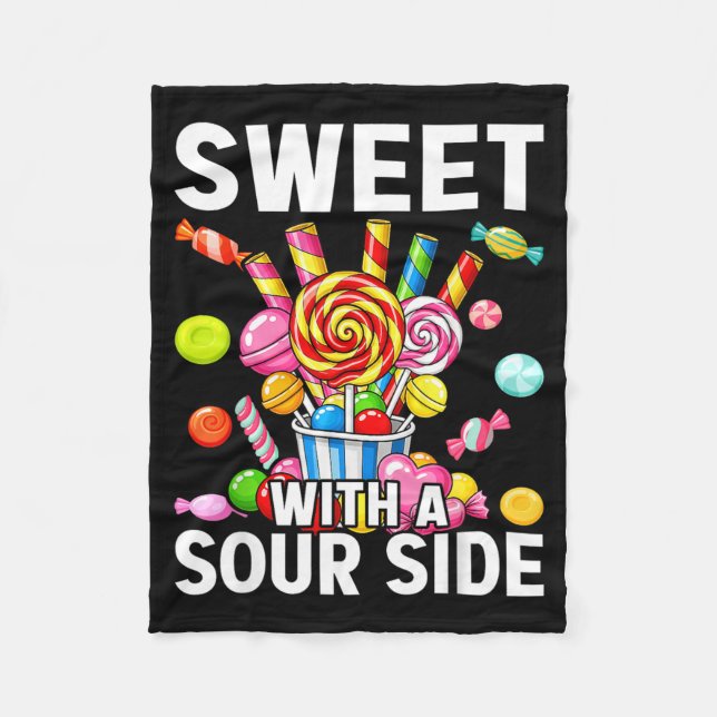 Manta Polar Sweet With A Sour Side Funny Candy Patch Delicious (Anverso)