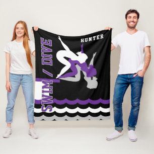 Manta Polar Swim Dive Team - Purple y Black