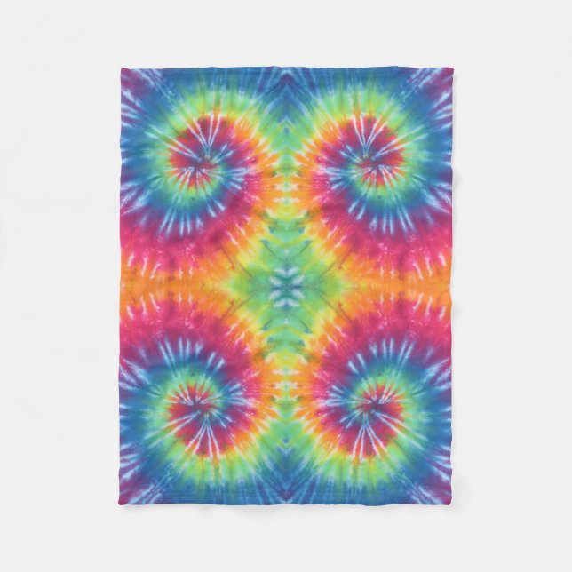 Manta Polar Swirl Tie Dye (Anverso)