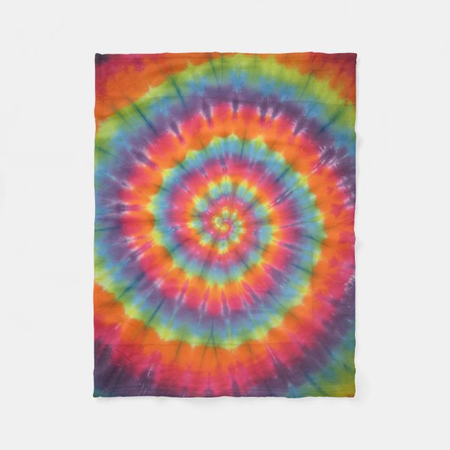 Manta Polar Swirl Tie Dye (Anverso)