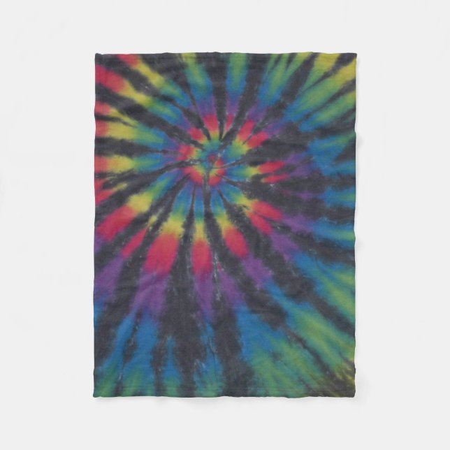 Manta Polar Swirl Tie Dye Fleece Blanket (Anverso)