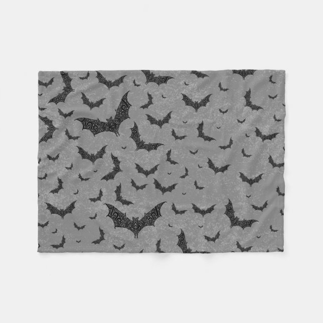 Manta Polar Swirly Bat Swarm (Frente (Horizontal))