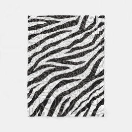 Manta Polar Swirly Zebra Design