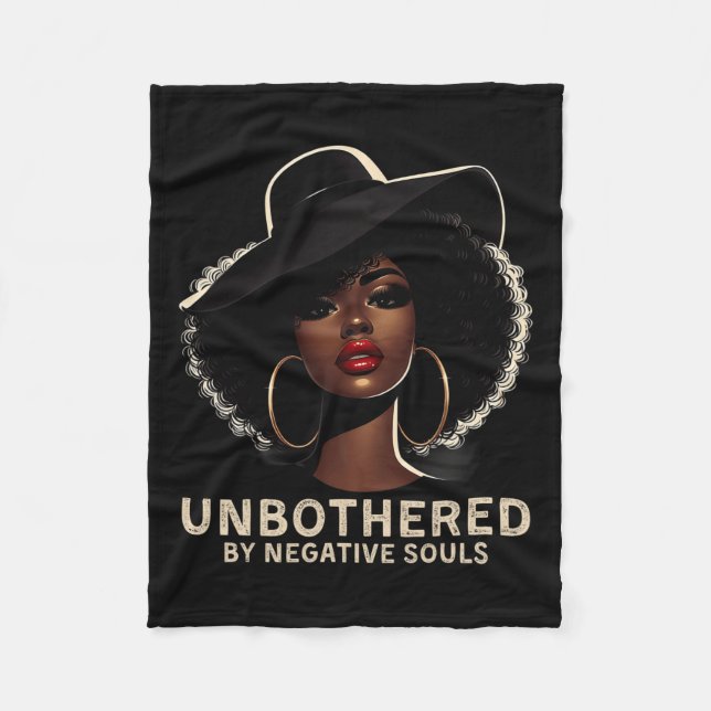 Manta Polar Sy Black Queen Afroamerican (Anverso)