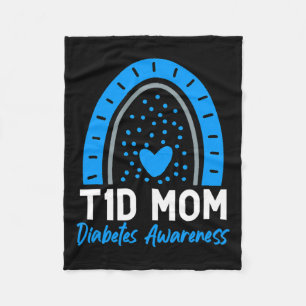 Manta Polar T1d Diabetes Diabetes Day Costumes Tipo 1 Madre Di