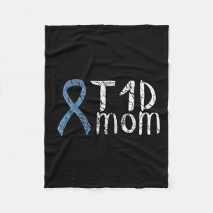 Manta Polar T1d Mamá Tipo 1 Sensibilización sobre la diabetes