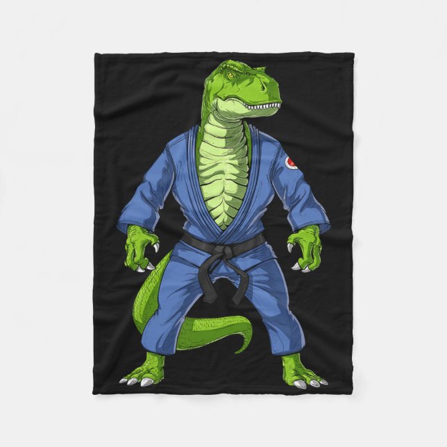 Manta Polar T-rex Dinosaur Jiu-jitsu Judo Ninja Artes Marciale (Anverso)