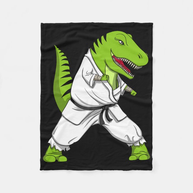 Manta Polar T-rex Dinosaur Karate Kickboxing Artes Marciales J (Anverso)