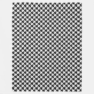 Manta Polar Tablero de damas blanco y negro Weimaraner