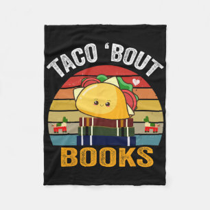 Manta Polar Taco Bout Libros Funny Comida Mexicana Cinco De Ma