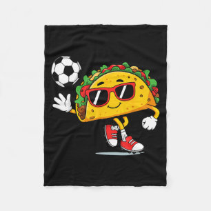 Manta Polar Taco jugando fútbol mexicano cinco de mayo sombrer