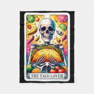 Manta Polar Taco Lover Tarot Card Taco Martes Cinco De Mamáes