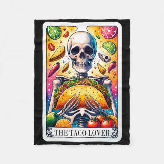 Manta Polar Taco Lover Tarot Card Taco Martes Cinco De Mamáes
