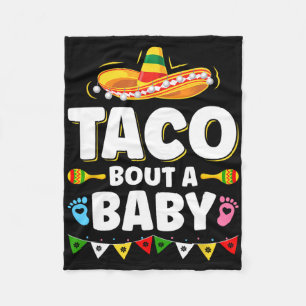 Manta Polar Taco por un bebé Cinco de Mayo mexicano
