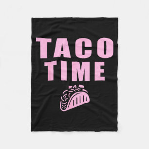 Manta Polar Taco time tacos fanáticos de la comida mexicana