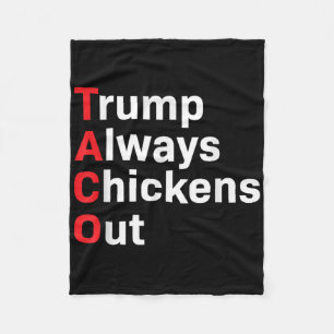 Manta Polar Taco Trump es gracioso y siempre se esfuma