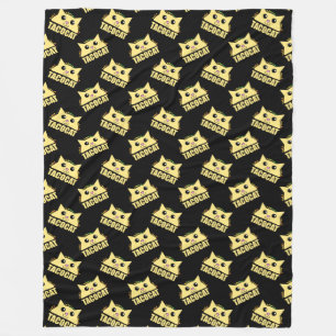 Manta Polar Tacocat Black II Fleece Blanket