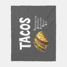 Manta Polar TACOS Fleece Blanket