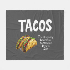 Manta Polar TACOS Fleece Blanket