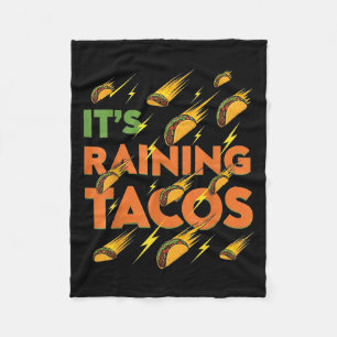 Manta Polar Tacos Llueven Humor De Comida Mexicana Taco Calle