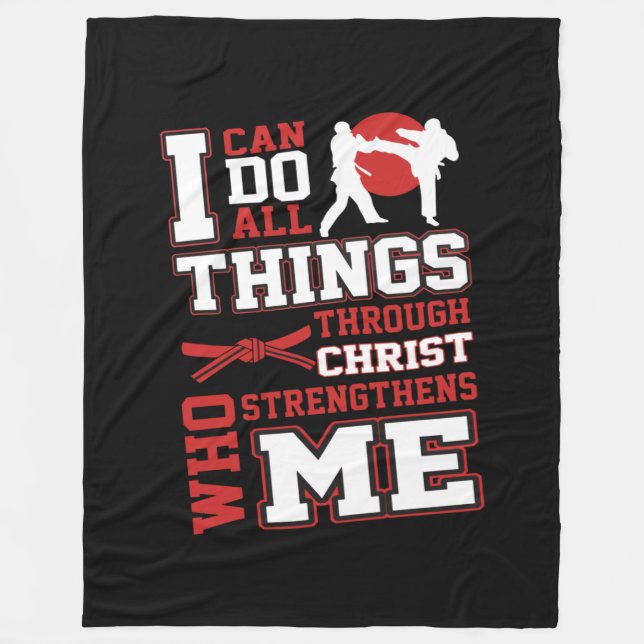 Manta Polar Taekwondo (Anverso)