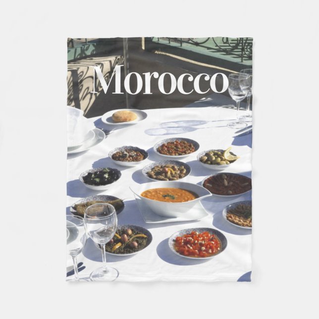 Manta Polar Tagine | Comida marroquí | Tradicional (Anverso)
