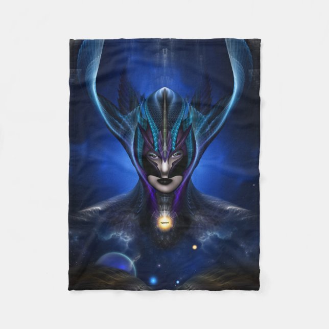 Manta Polar Taidushan Sai Shadow Blue Fleece Blanket (Anverso)