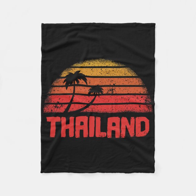 Manta Polar Tailandia Vintage Retro 70s Throwback  (Anverso)