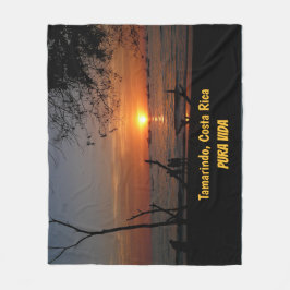 Manta Polar Tamarindo Sunset