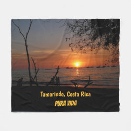 Manta Polar Tamarindo Sunset